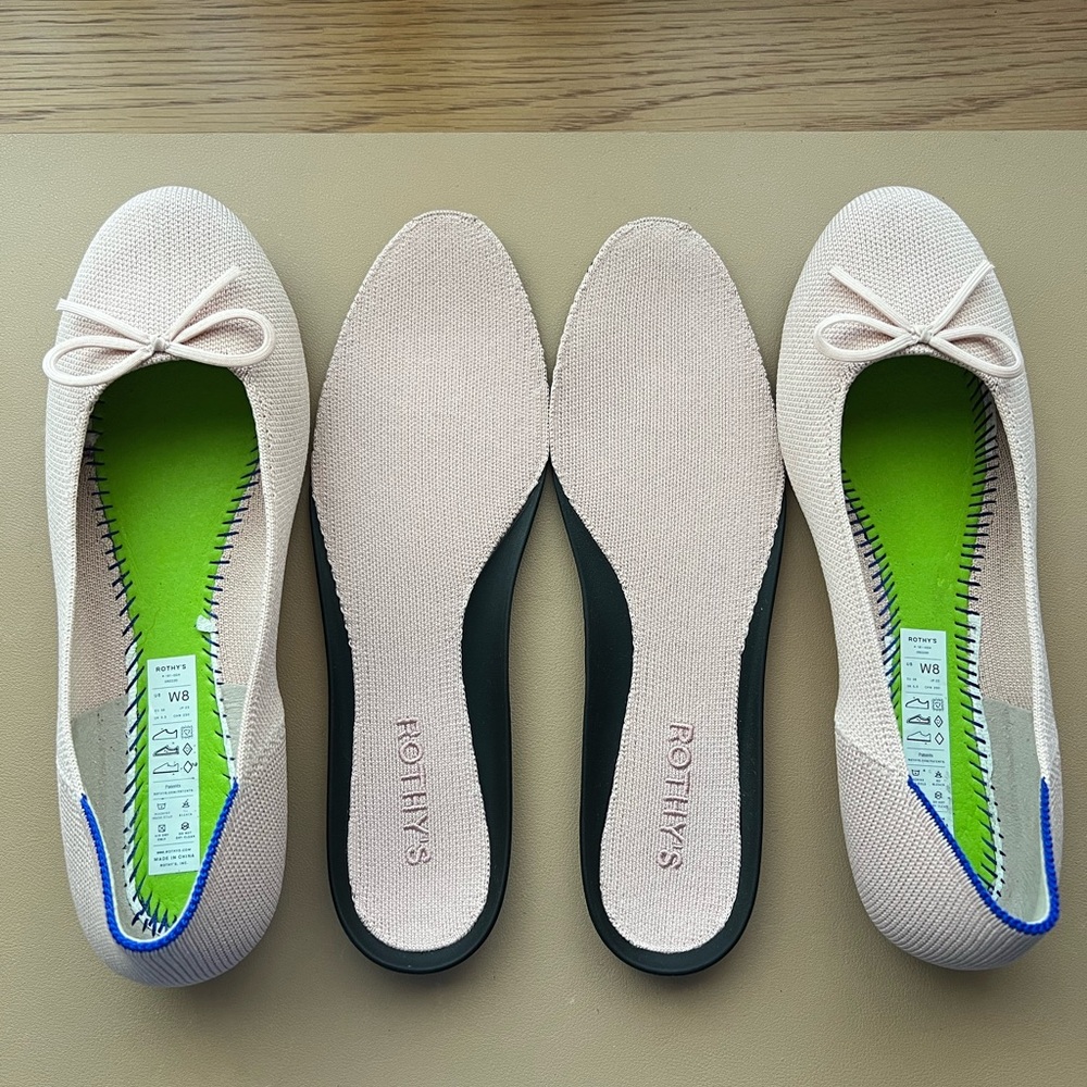 Rothy’s the Ballet Flat in Ballerina Pink - Picture 7 of 10
